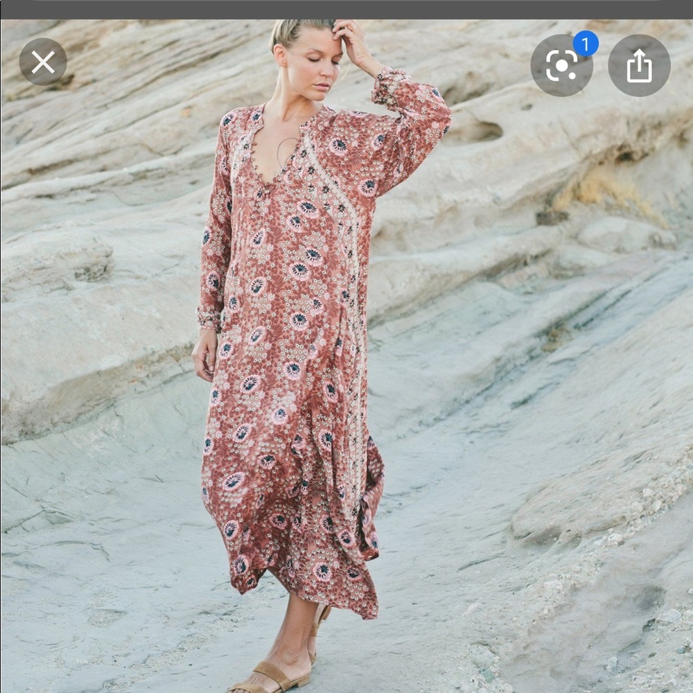 NWOT Natalie Martin Fiore Maxi Dress